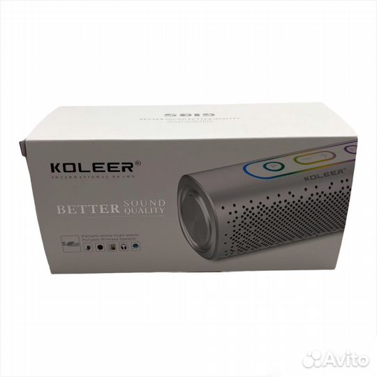 Портативная колонка koleer S819 black
