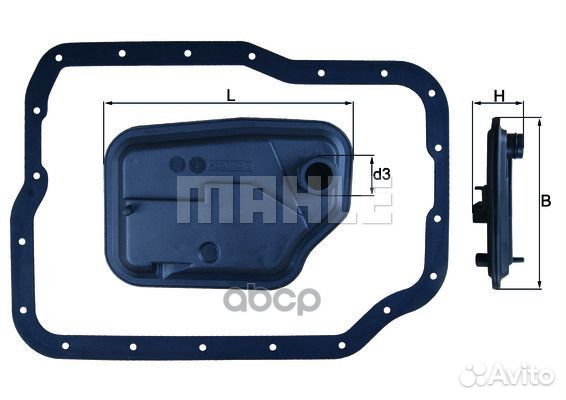 Фильтр АКПП HX 149D Mahle/Knecht