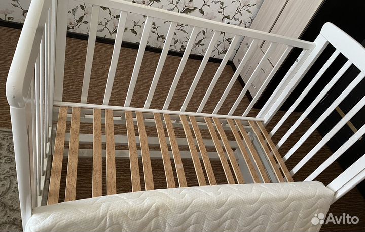 Детская кровать Можга белая