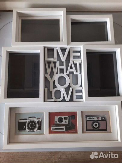 Рамка для фотографий б/у