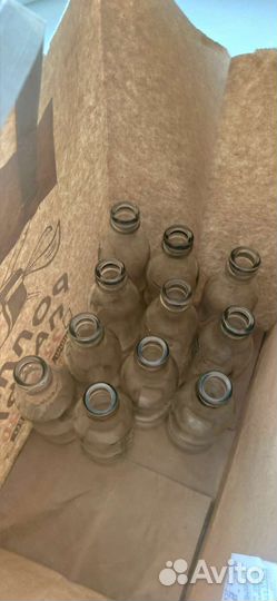 Бутылка стеклянная