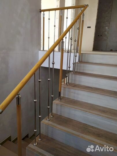 Ограждения, перила лестниц из нержавейки