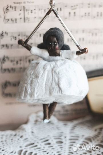 Ватная игрушка Балеринка