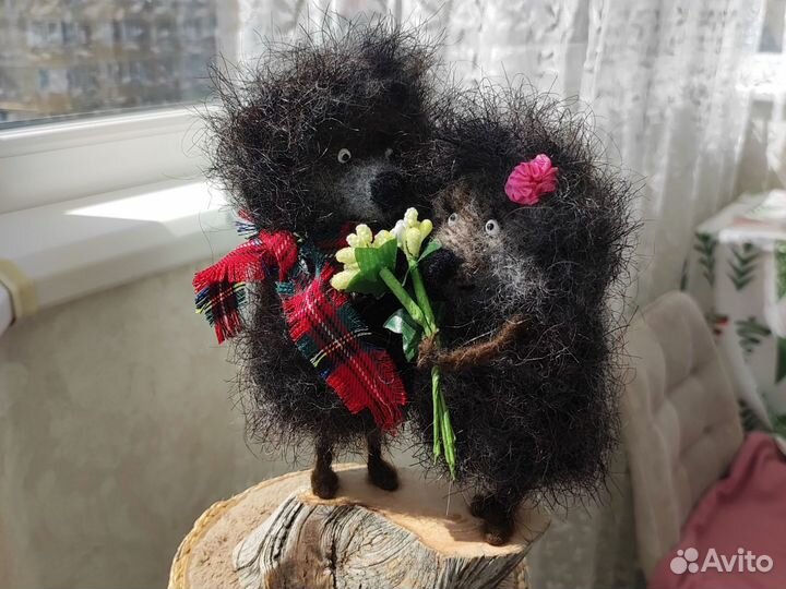 Игрушка валенная из шерсти