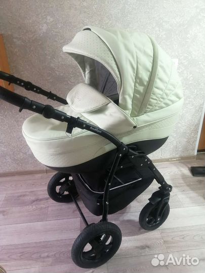 Коляска 2 в 1 эко кожа