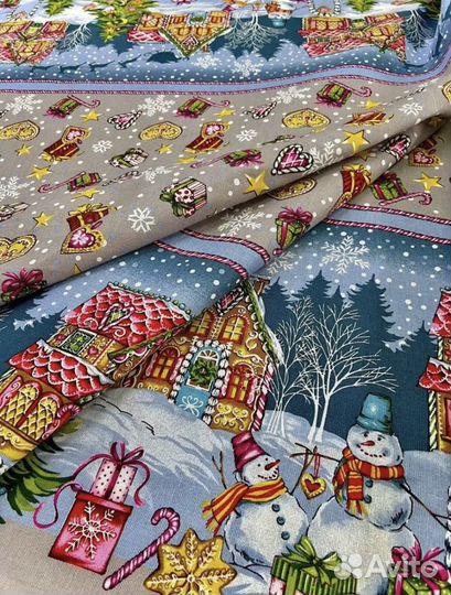 Ткань для рукоделия Рогожка