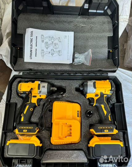 Набор гайковерт+импакт винтоверт DeWalt