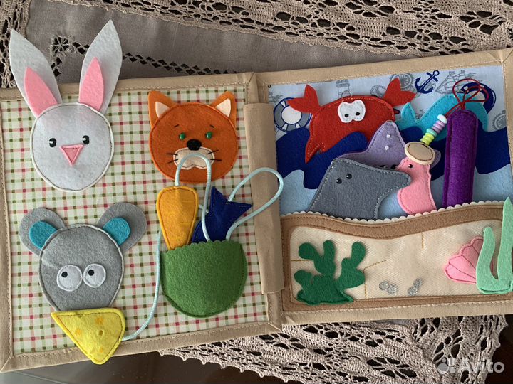 Книжка игрушка развивающая