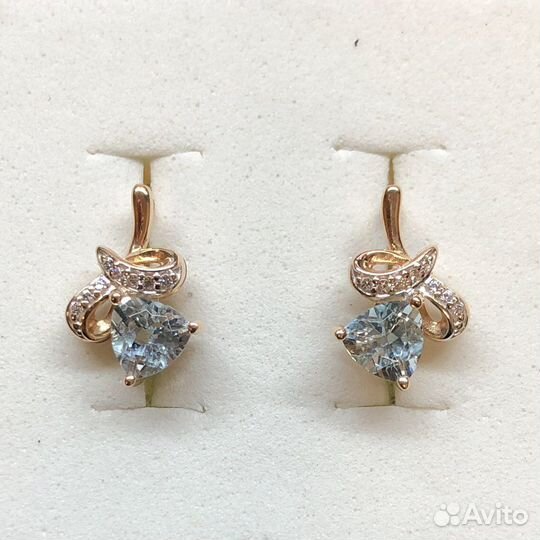 Золотые серьги 585 пробы