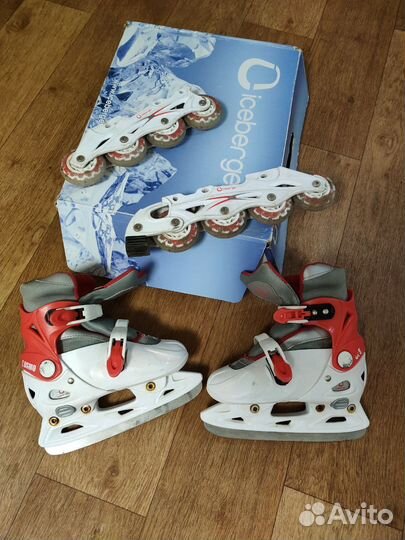 Коньки детские р.33-36