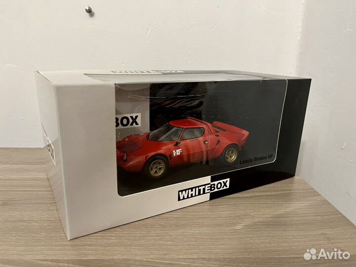 1:24 Lancia Stratos HF (1975), WhiteBox, Red