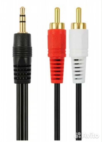 Кабель 2 RCA (M) - Jack 3,5. 55 см