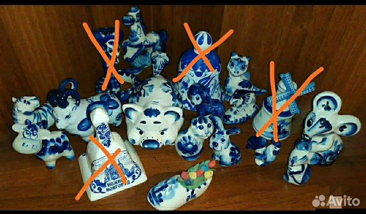 Фигурки гжель