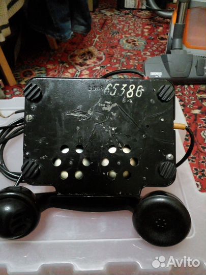 Старый телефон СССР дисковый