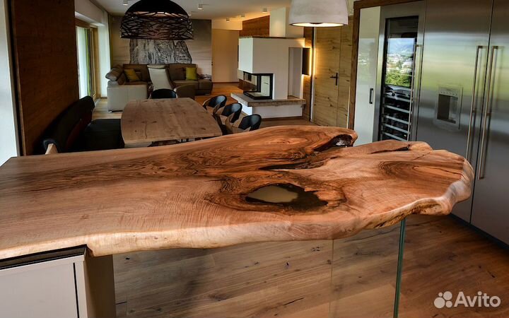 Барная стойка из массива ценных пород дерева