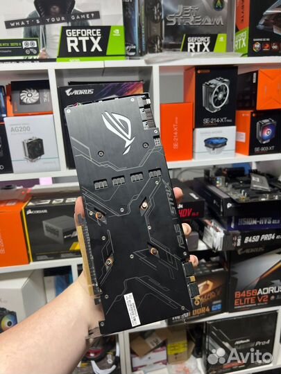 Видеокарта Geforce GTX 1080 8gb rog strix