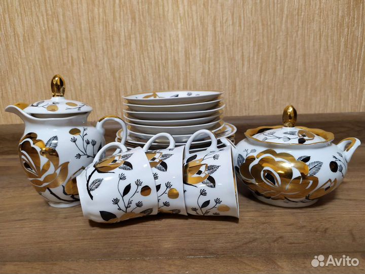 Кофейный сервиз Вербилки СССР фарфор