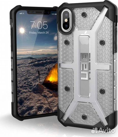 Чехол UAG iPhone X Plasma