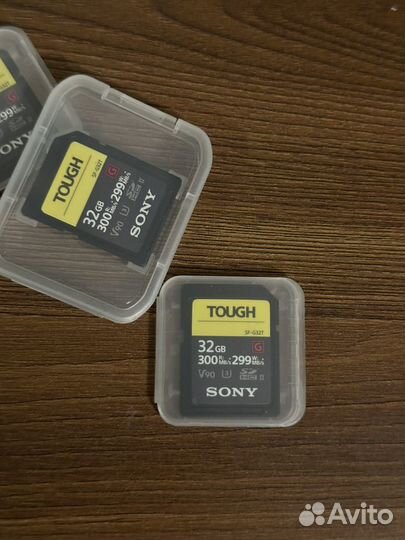 Карта памяти sdhc sony tough 32gb