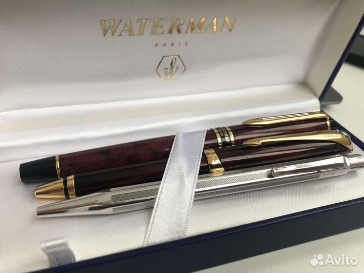 Ручка перьевая, waterman, parker