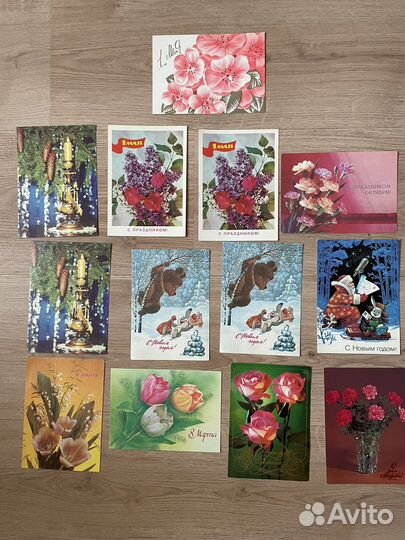 Почтовые карточки СССР открытки с 1979 по 1990