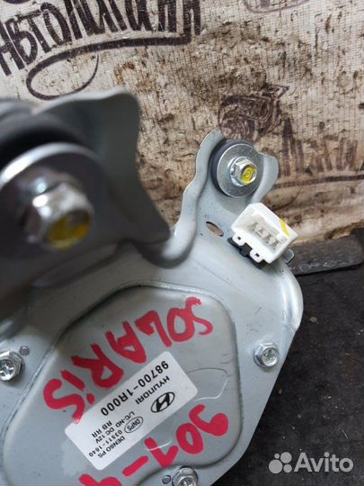 Мотор дворников задний Hyundai Solaris хэтчбек