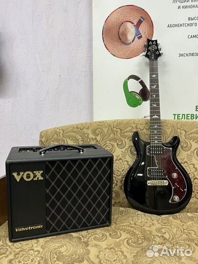 Электрогитара PRS Mira и комбик Vox Vt20x