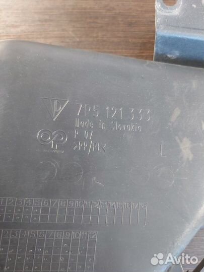 Накладка противотуманной фары левая Porsche