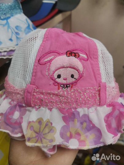 Панама, косынка, берет для девочки