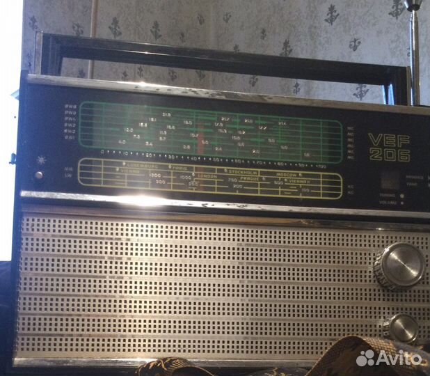 Радиоприемник СССР VEF 206 /1 шт