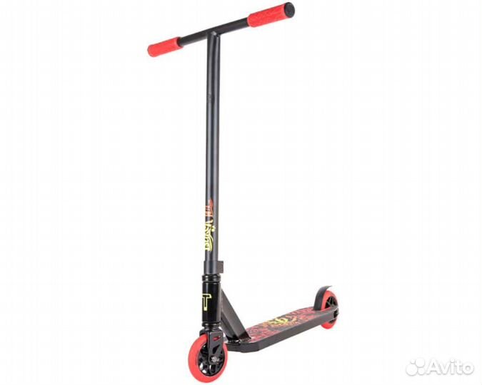 Трюковой самокат techteam Duker 101 черный/красный