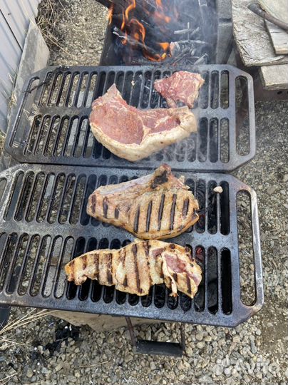 Чугунная решетка гриль