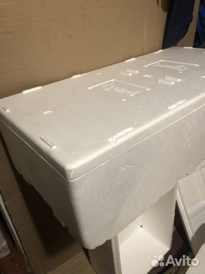 Термоконтейнер пенопластовый ящик с крышкой