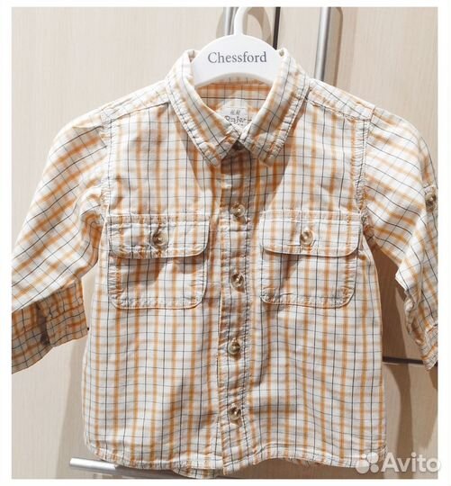 Рубашка для мальчика бренда H&M разм.74