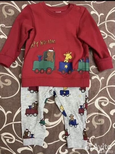 Новогодний костюм для мальчика 80