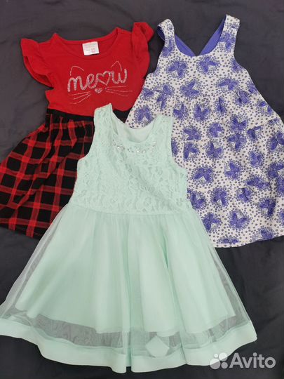 Вещи пакетом для девочки 98