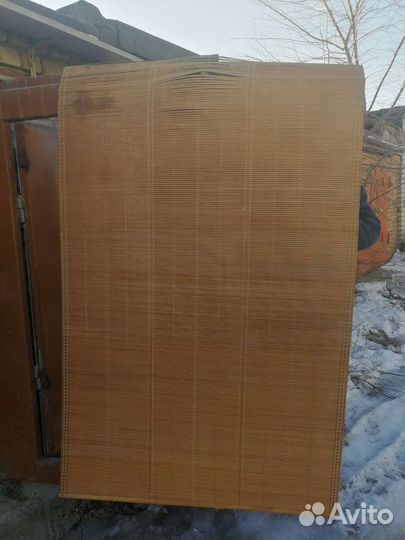 Бамбуковая штора, винтаж 1970г