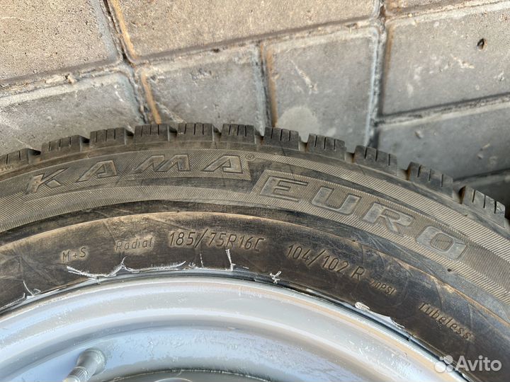 Колеса в сборе r16 зимние шипованные на ниву