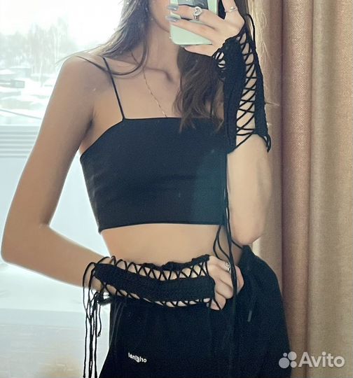 Митенки ручная работа