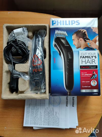 Машинка для стрижки волос philips