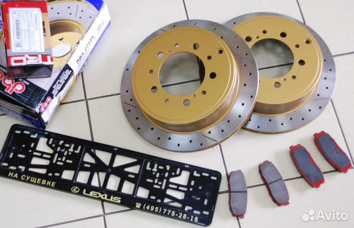 Тормозные диски колодки Lexus Лексус