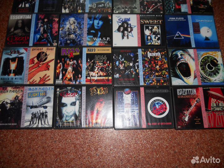 DVD музыкальные - metal, hard rock, rock