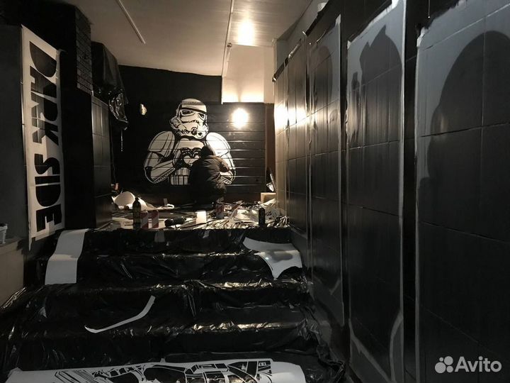 Роспись стен / Граффити, услуги художника