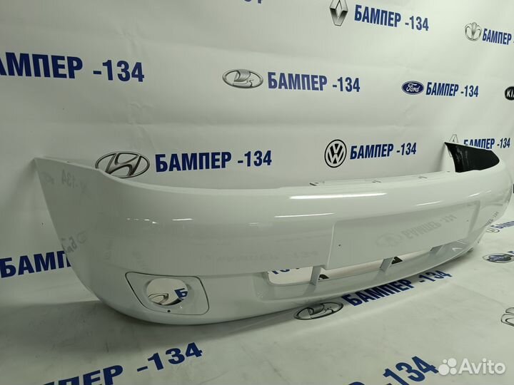 Бампер передний калина 1 в цвет кузова белый 221