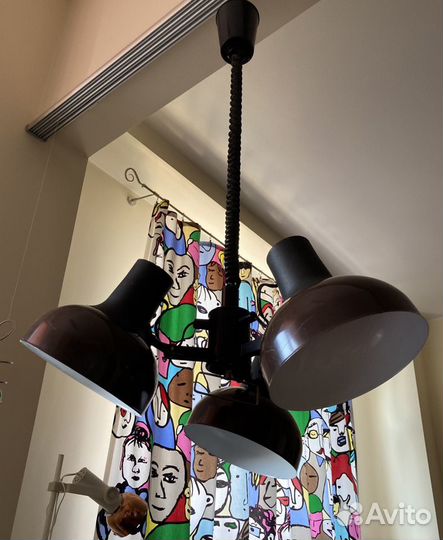 Винтажный финский подвесной светильник