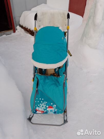 Санки коляска ника