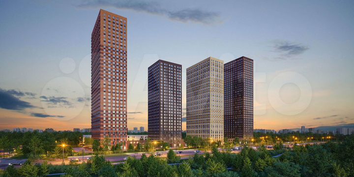 Квартира-студия, 20,1 м², 16/33 эт.