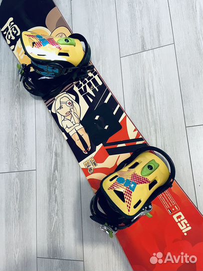 Сноуборд комплект Atom 150 + крепления