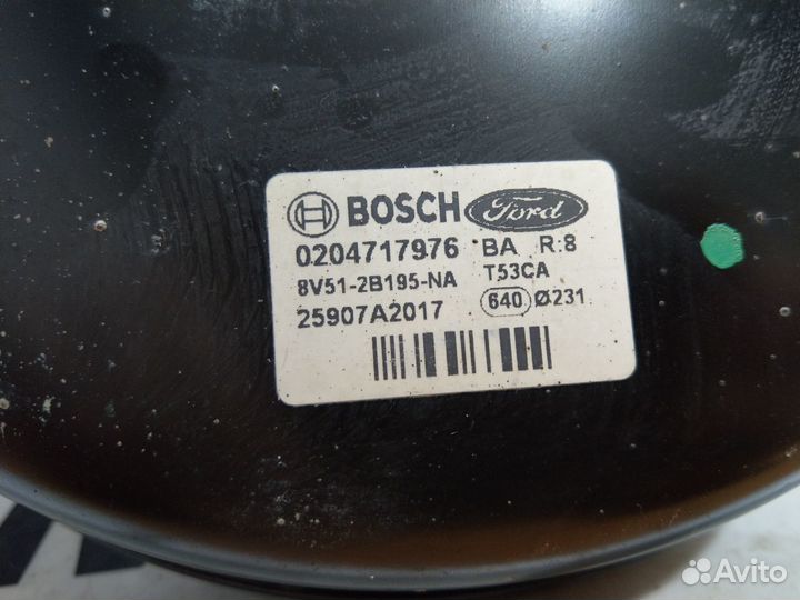 Вакуумный усилитель тормозов форд фиеста 6