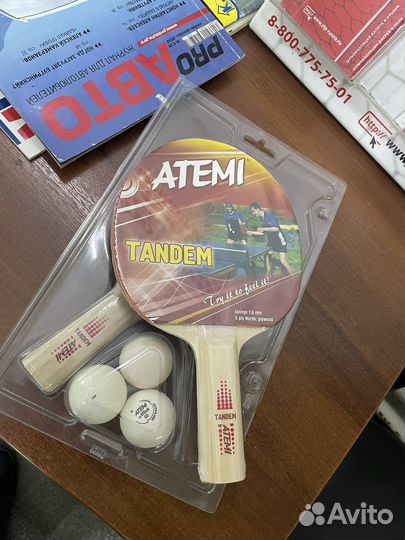 Ракетки tandem Мяч для настольного тенниса